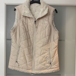 The North Face reversible Women's Beige Quilted Vest